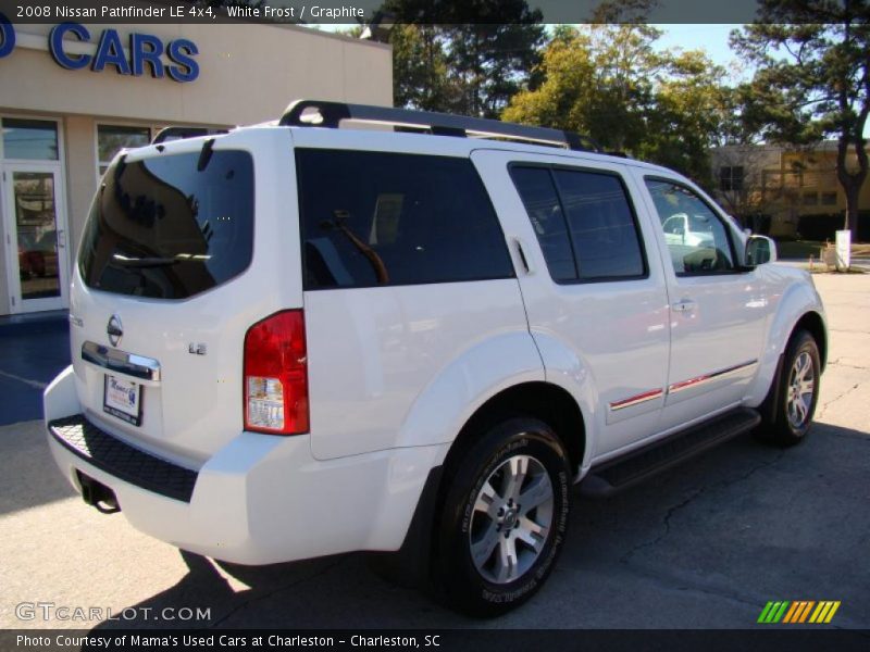 White Frost / Graphite 2008 Nissan Pathfinder LE 4x4