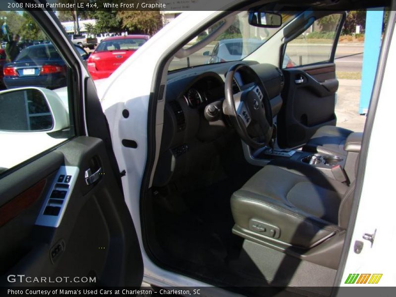 White Frost / Graphite 2008 Nissan Pathfinder LE 4x4