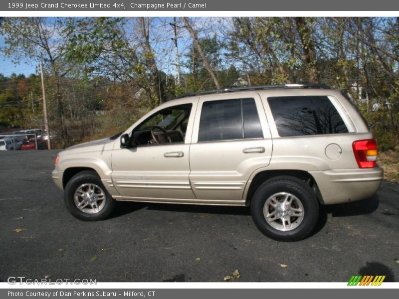 Champagne Pearl / Camel 1999 Jeep Grand Cherokee Limited 4x4