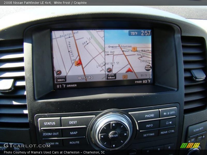 White Frost / Graphite 2008 Nissan Pathfinder LE 4x4