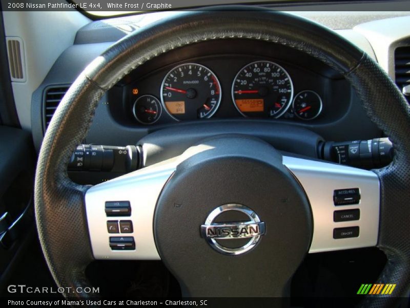 White Frost / Graphite 2008 Nissan Pathfinder LE 4x4