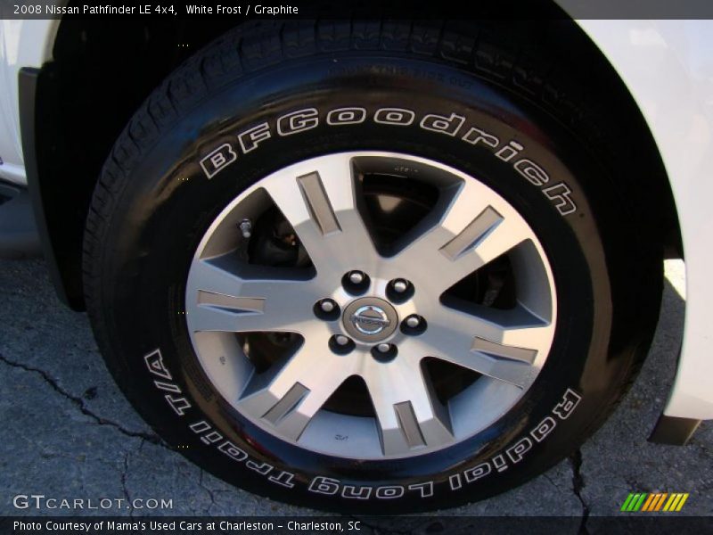 White Frost / Graphite 2008 Nissan Pathfinder LE 4x4