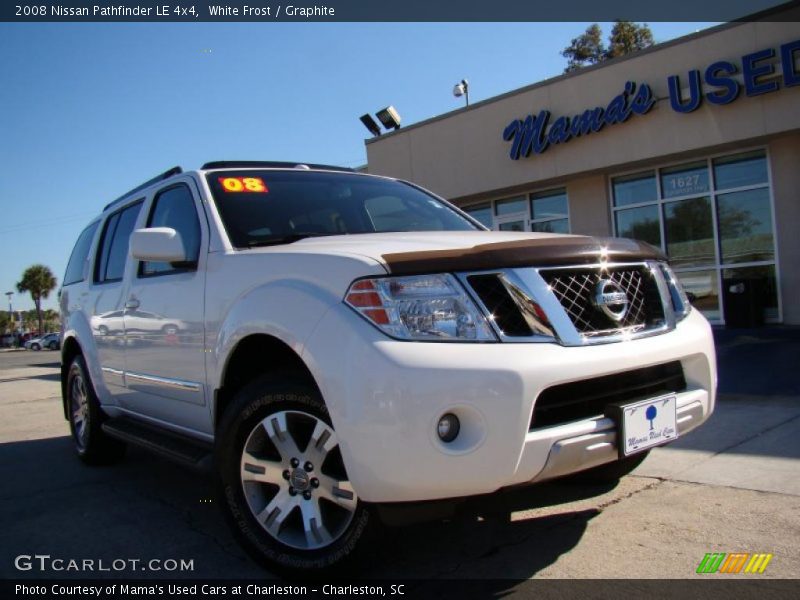 White Frost / Graphite 2008 Nissan Pathfinder LE 4x4
