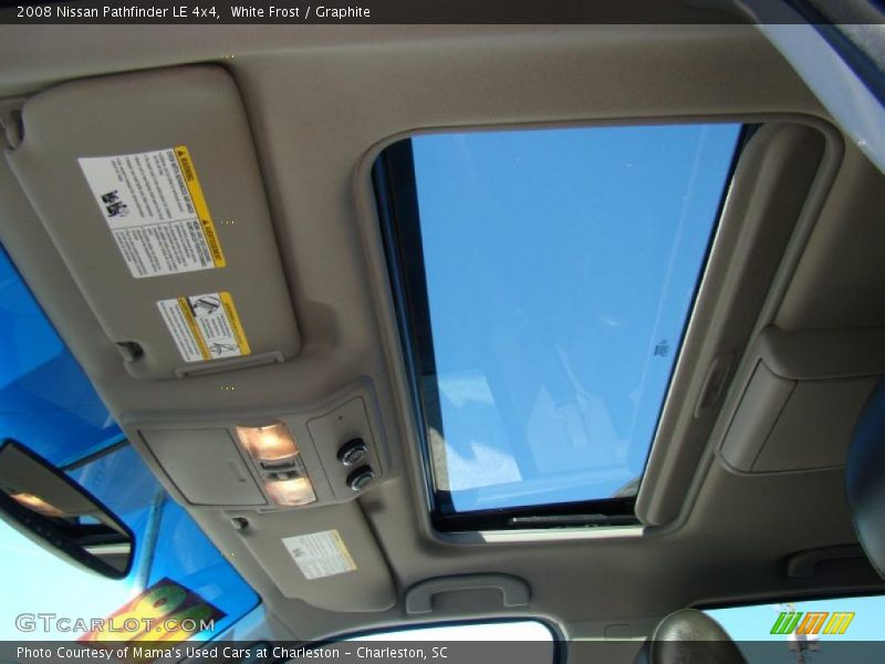 White Frost / Graphite 2008 Nissan Pathfinder LE 4x4