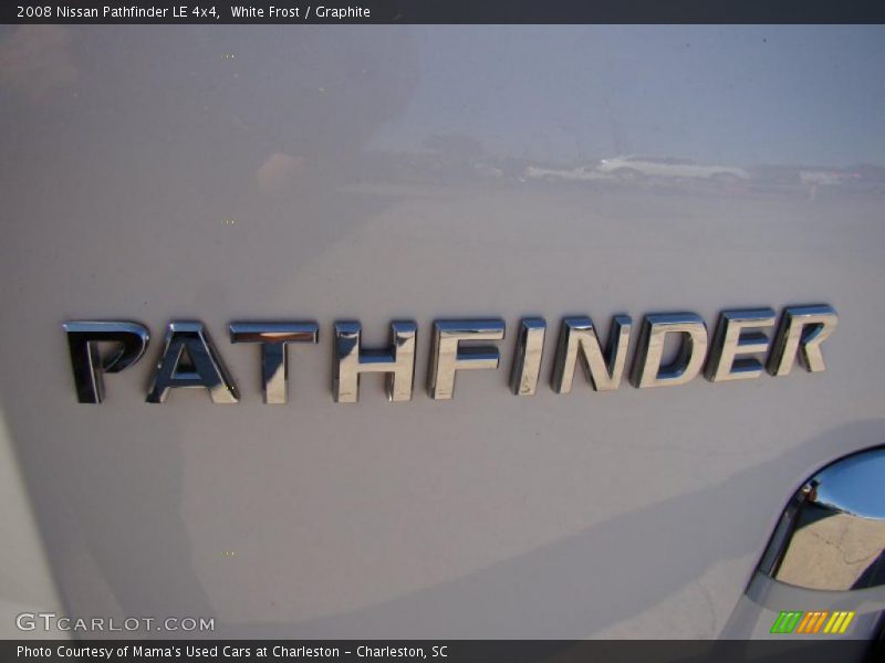 White Frost / Graphite 2008 Nissan Pathfinder LE 4x4