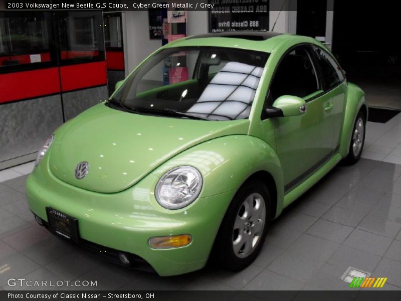 Cyber Green Metallic / Grey 2003 Volkswagen New Beetle GLS Coupe