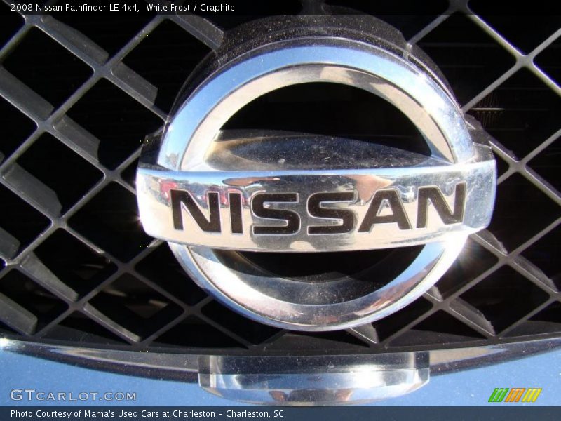 White Frost / Graphite 2008 Nissan Pathfinder LE 4x4