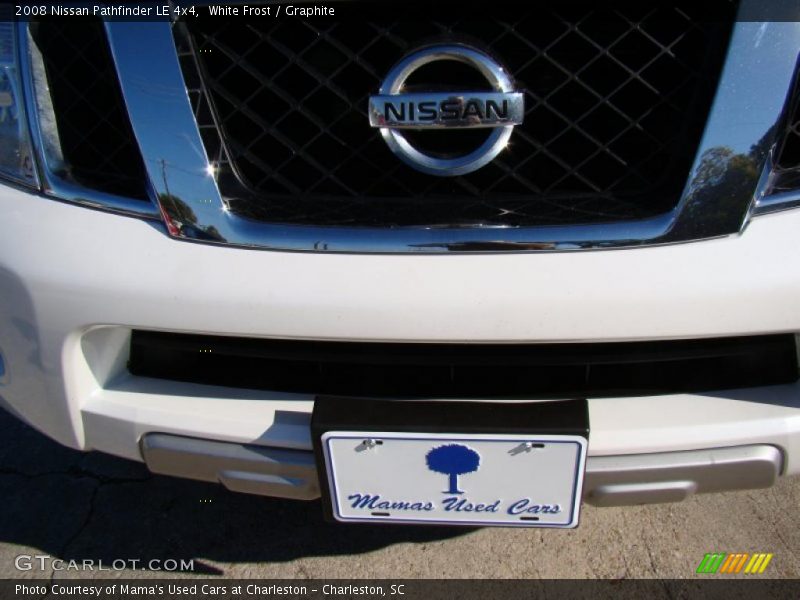 White Frost / Graphite 2008 Nissan Pathfinder LE 4x4