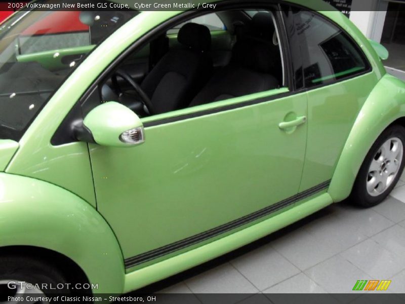 Cyber Green Metallic / Grey 2003 Volkswagen New Beetle GLS Coupe
