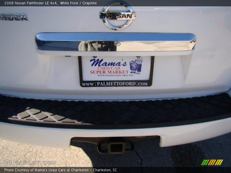 White Frost / Graphite 2008 Nissan Pathfinder LE 4x4