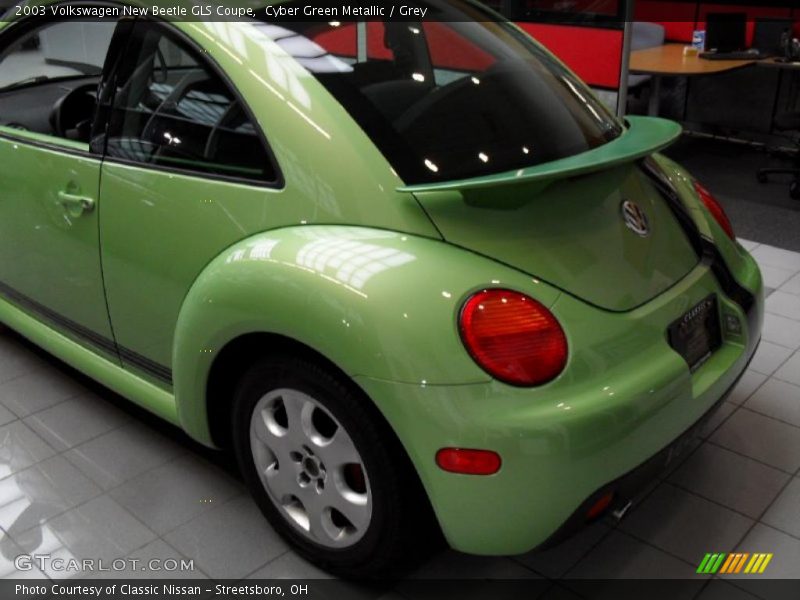 Cyber Green Metallic / Grey 2003 Volkswagen New Beetle GLS Coupe