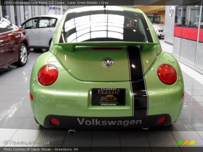 Cyber Green Metallic / Grey 2003 Volkswagen New Beetle GLS Coupe