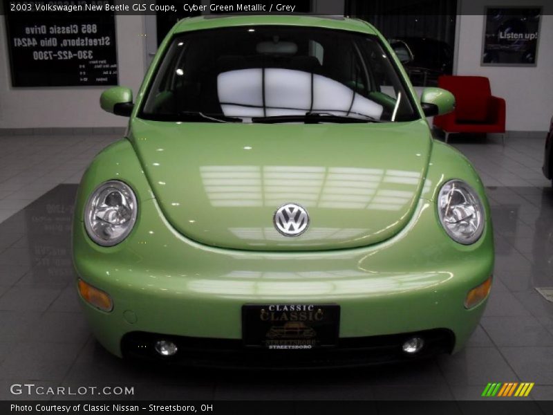 Cyber Green Metallic / Grey 2003 Volkswagen New Beetle GLS Coupe