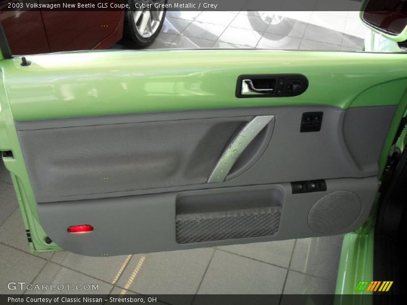 Cyber Green Metallic / Grey 2003 Volkswagen New Beetle GLS Coupe