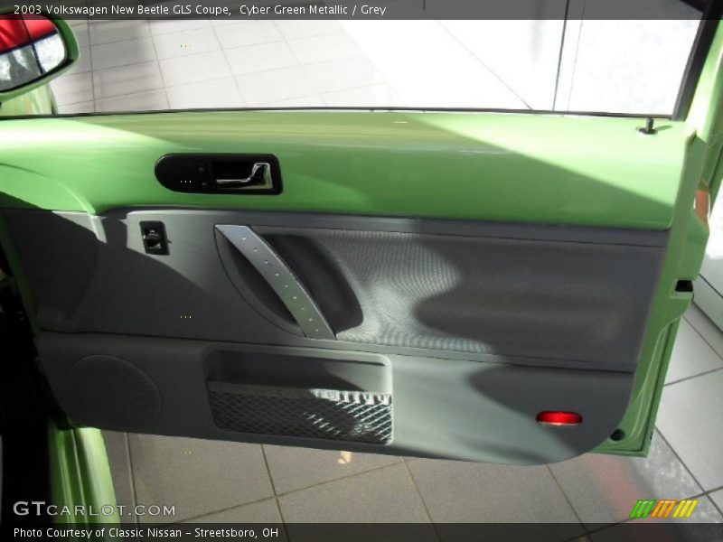 Cyber Green Metallic / Grey 2003 Volkswagen New Beetle GLS Coupe