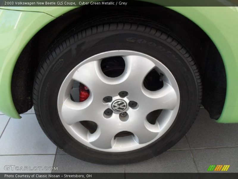 Cyber Green Metallic / Grey 2003 Volkswagen New Beetle GLS Coupe