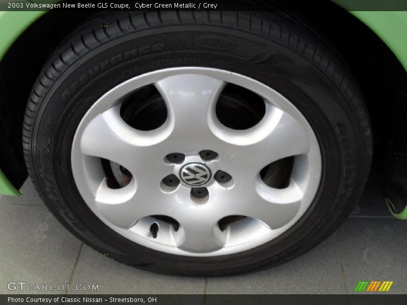 Cyber Green Metallic / Grey 2003 Volkswagen New Beetle GLS Coupe