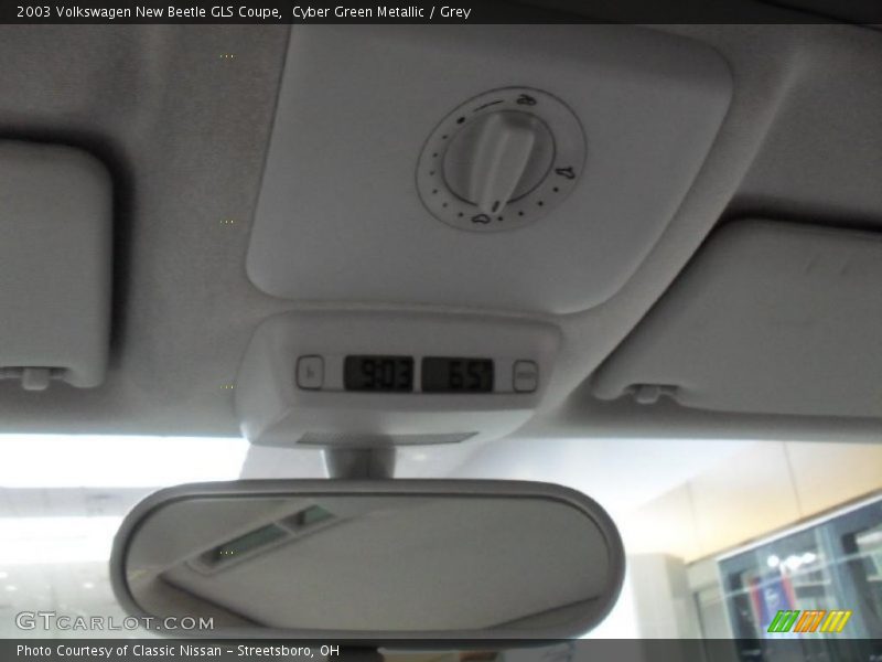 Cyber Green Metallic / Grey 2003 Volkswagen New Beetle GLS Coupe