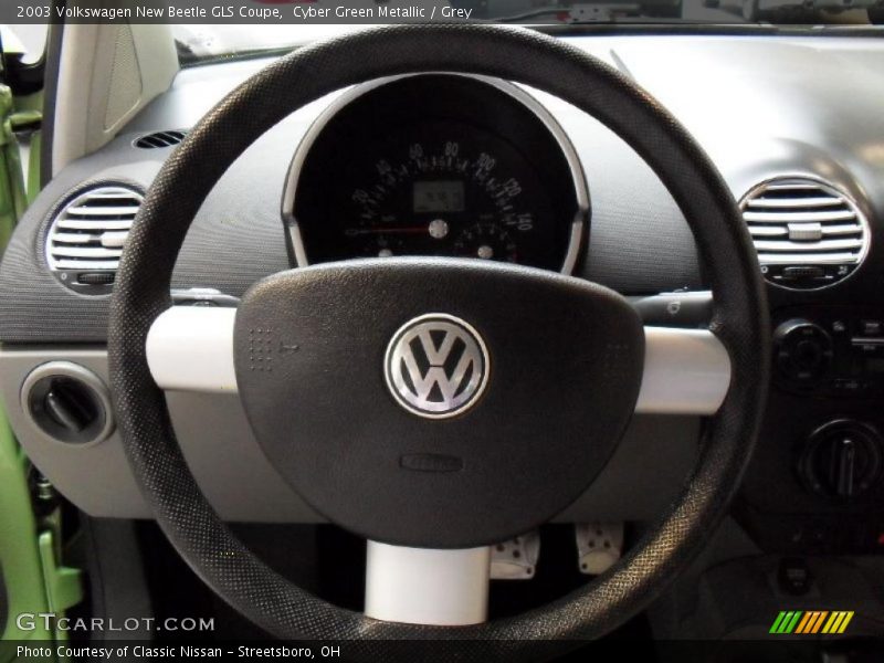 Cyber Green Metallic / Grey 2003 Volkswagen New Beetle GLS Coupe