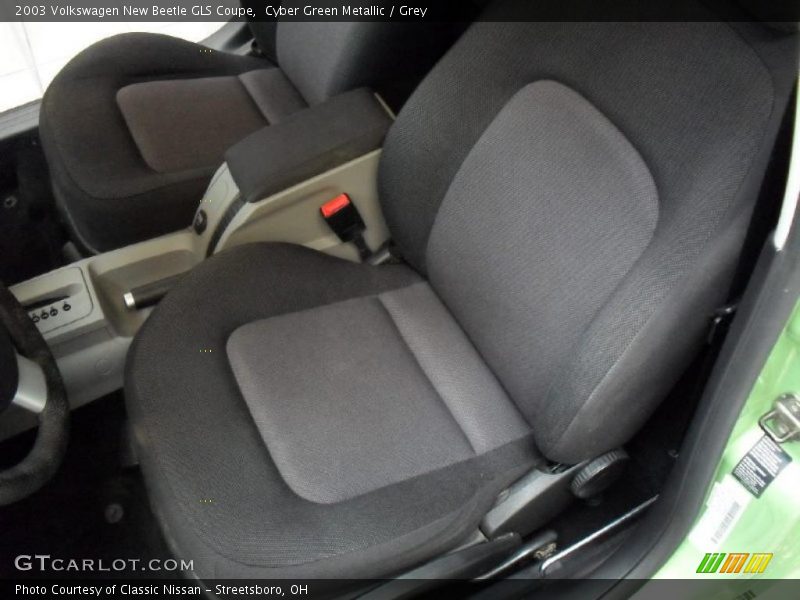 Cyber Green Metallic / Grey 2003 Volkswagen New Beetle GLS Coupe