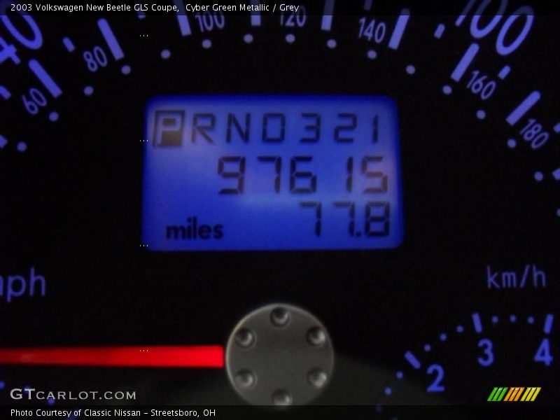 Cyber Green Metallic / Grey 2003 Volkswagen New Beetle GLS Coupe