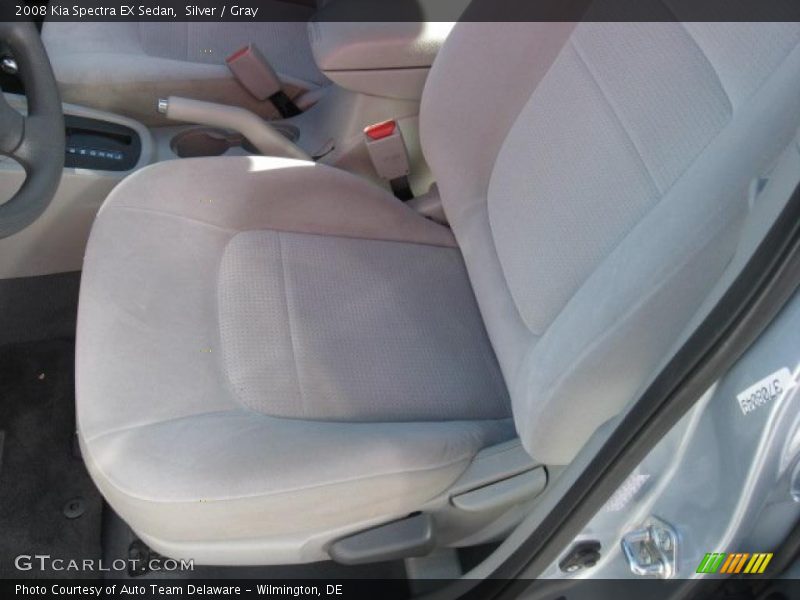 Silver / Gray 2008 Kia Spectra EX Sedan