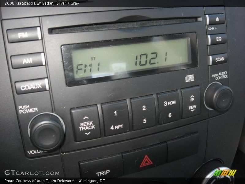 Silver / Gray 2008 Kia Spectra EX Sedan