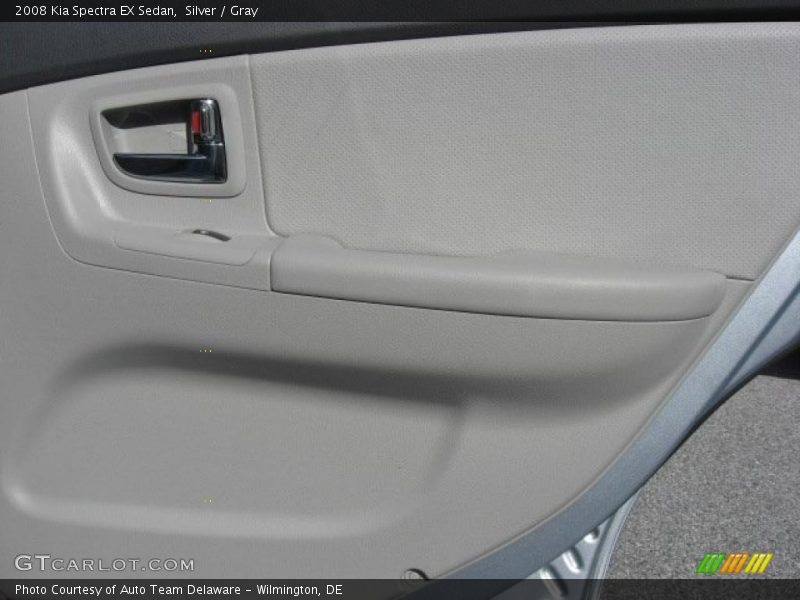 Silver / Gray 2008 Kia Spectra EX Sedan