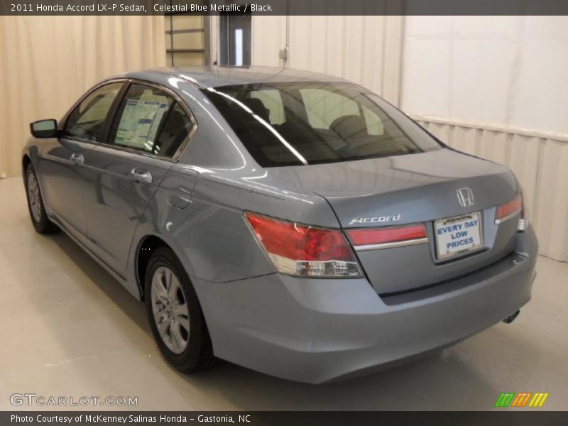 Celestial Blue Metallic / Black 2011 Honda Accord LX-P Sedan