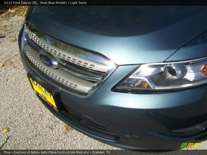 Steel Blue Metallic / Light Stone 2010 Ford Taurus SEL