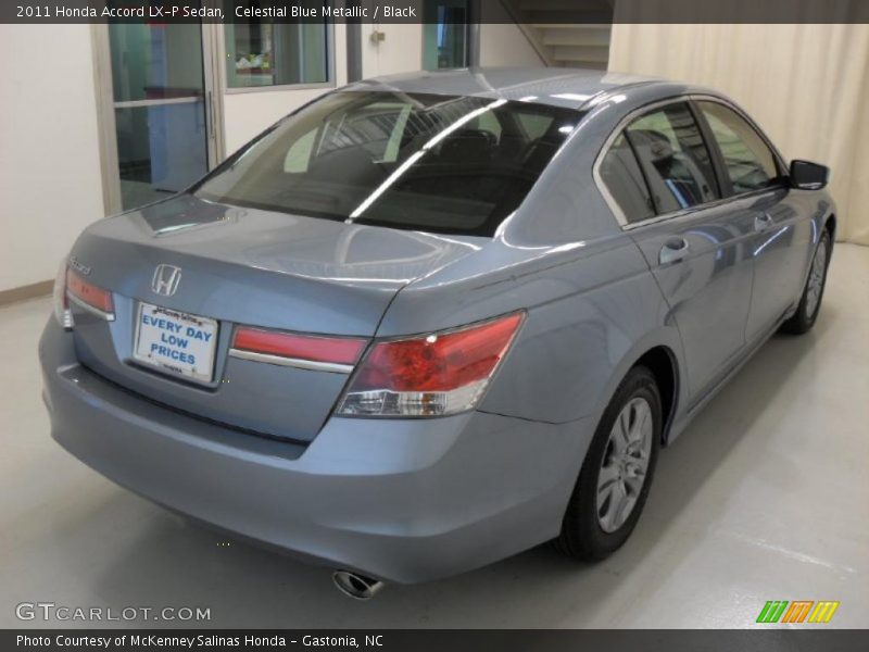 Celestial Blue Metallic / Black 2011 Honda Accord LX-P Sedan