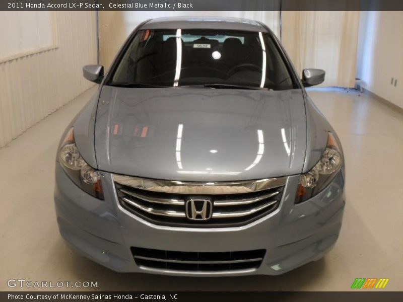 Celestial Blue Metallic / Black 2011 Honda Accord LX-P Sedan