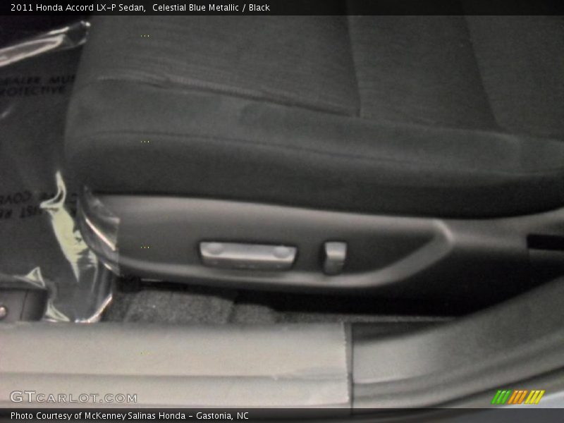 Celestial Blue Metallic / Black 2011 Honda Accord LX-P Sedan