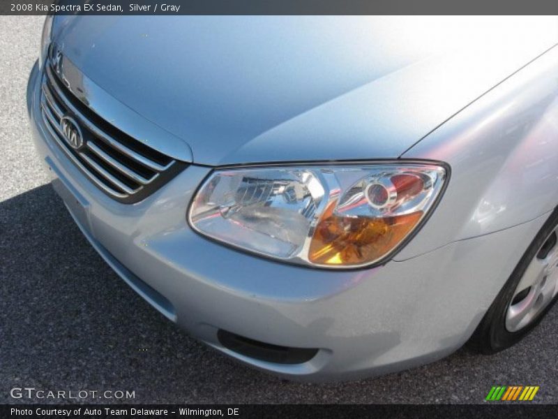 Silver / Gray 2008 Kia Spectra EX Sedan
