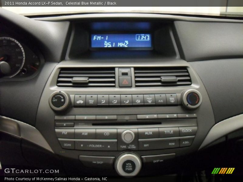 Controls of 2011 Accord LX-P Sedan