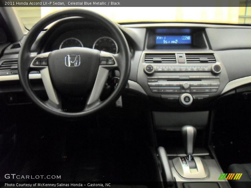 Celestial Blue Metallic / Black 2011 Honda Accord LX-P Sedan