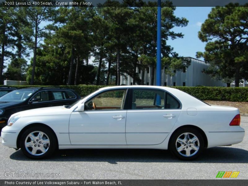 Crystal White / Ivory 2003 Lexus LS 430 Sedan