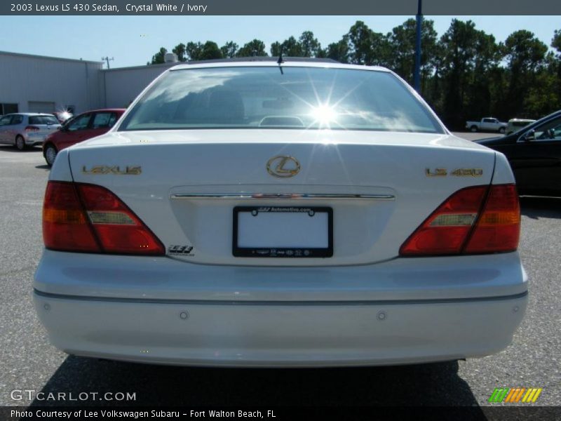 Crystal White / Ivory 2003 Lexus LS 430 Sedan