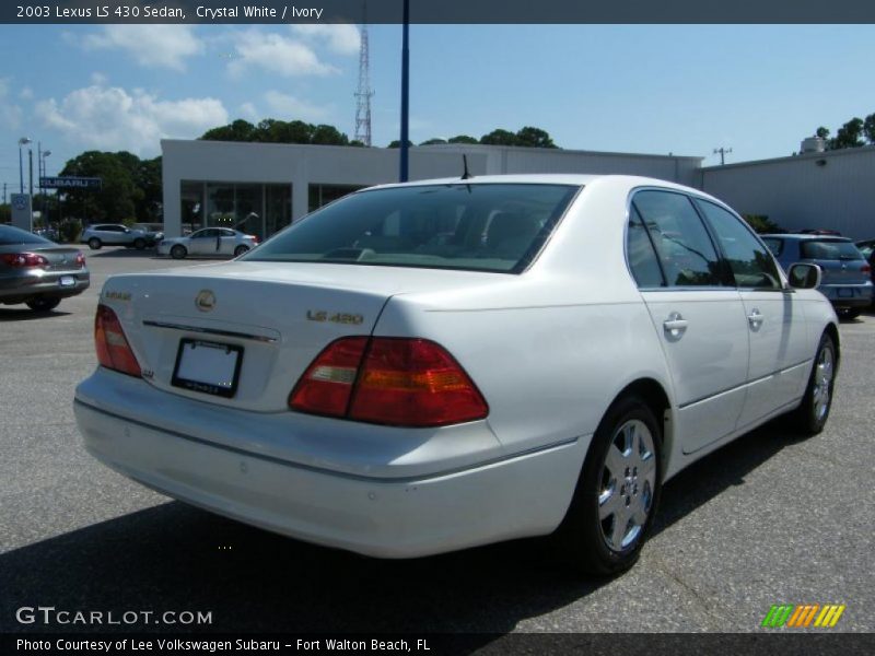 Crystal White / Ivory 2003 Lexus LS 430 Sedan