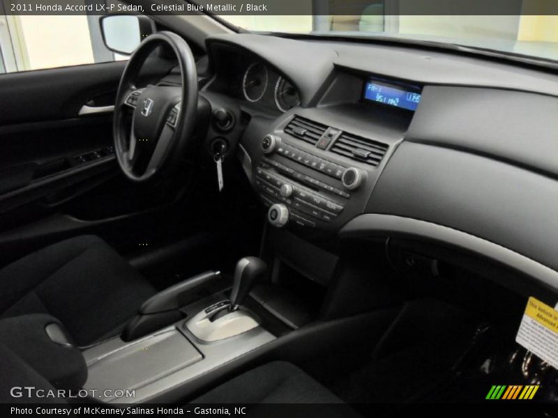 Celestial Blue Metallic / Black 2011 Honda Accord LX-P Sedan