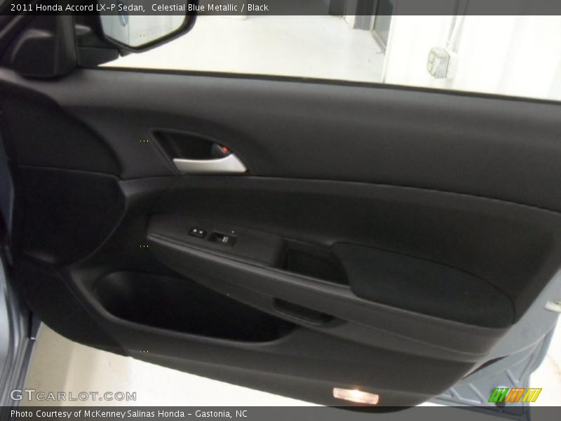 Celestial Blue Metallic / Black 2011 Honda Accord LX-P Sedan