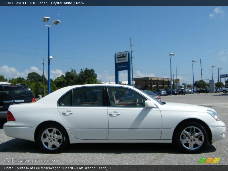 Crystal White / Ivory 2003 Lexus LS 430 Sedan