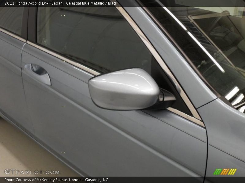 Celestial Blue Metallic / Black 2011 Honda Accord LX-P Sedan