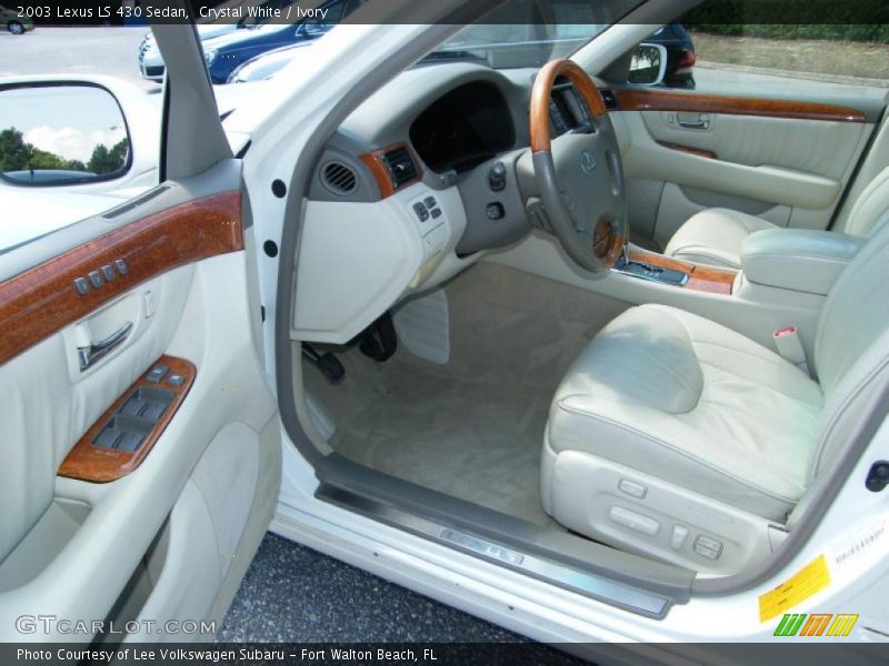 Crystal White / Ivory 2003 Lexus LS 430 Sedan