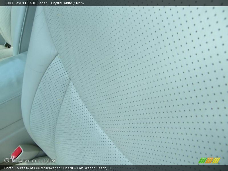 Crystal White / Ivory 2003 Lexus LS 430 Sedan