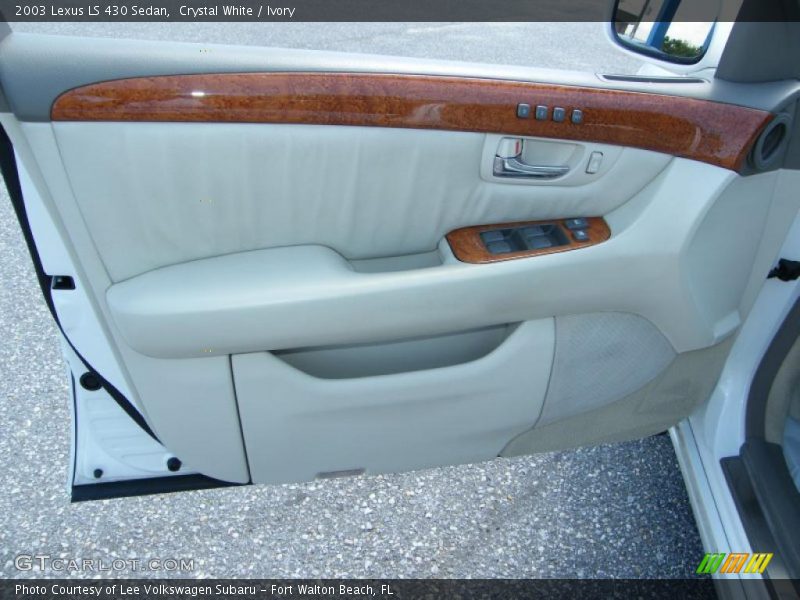 Crystal White / Ivory 2003 Lexus LS 430 Sedan
