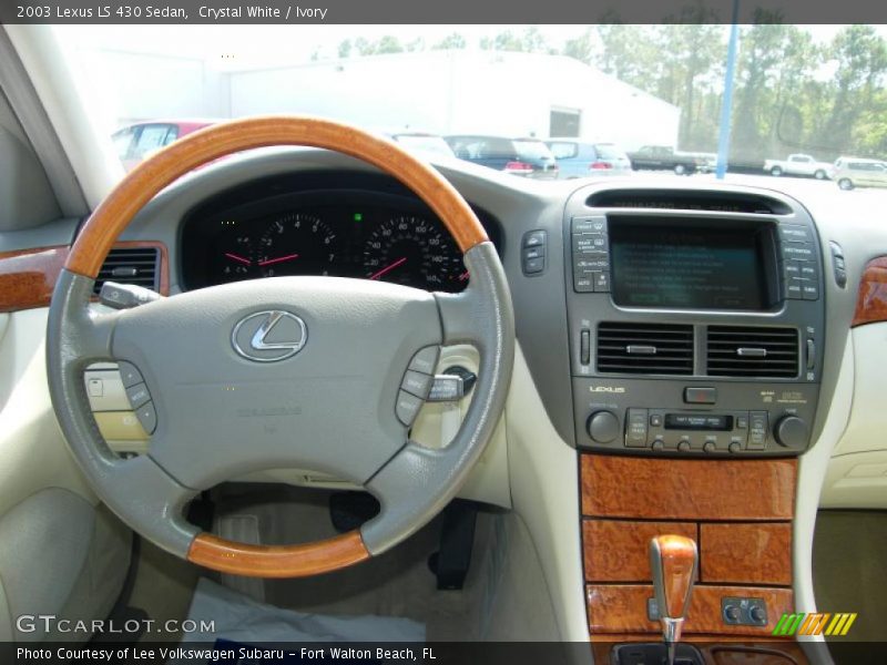 Crystal White / Ivory 2003 Lexus LS 430 Sedan