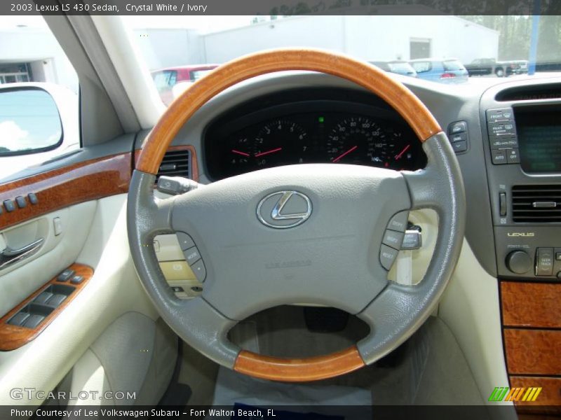 Crystal White / Ivory 2003 Lexus LS 430 Sedan