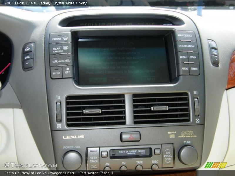 Crystal White / Ivory 2003 Lexus LS 430 Sedan