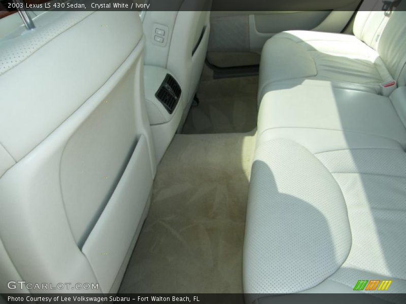 Crystal White / Ivory 2003 Lexus LS 430 Sedan
